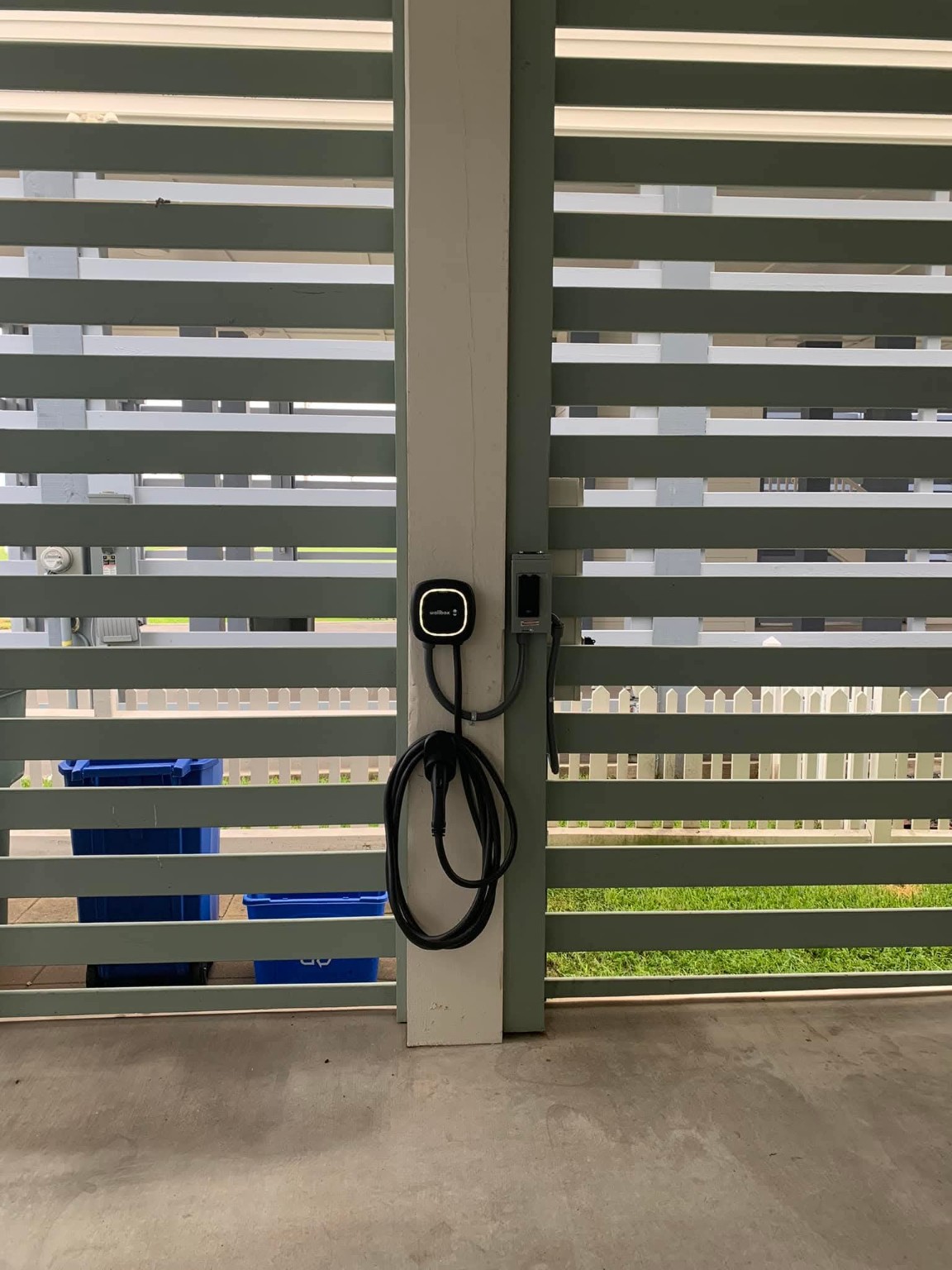 Carport Wallbox Installation